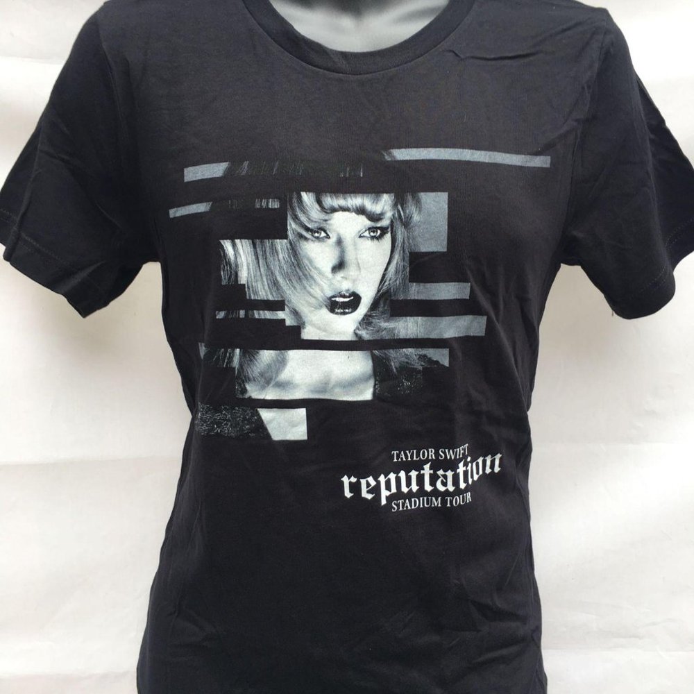 Taylor Swift Reputation Black T-shirt YM-2XL